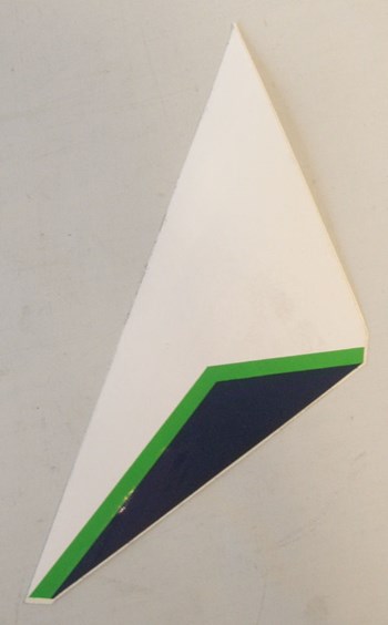 EMBLEM. LYKTEKÅPE. VENSTRE RE 50R